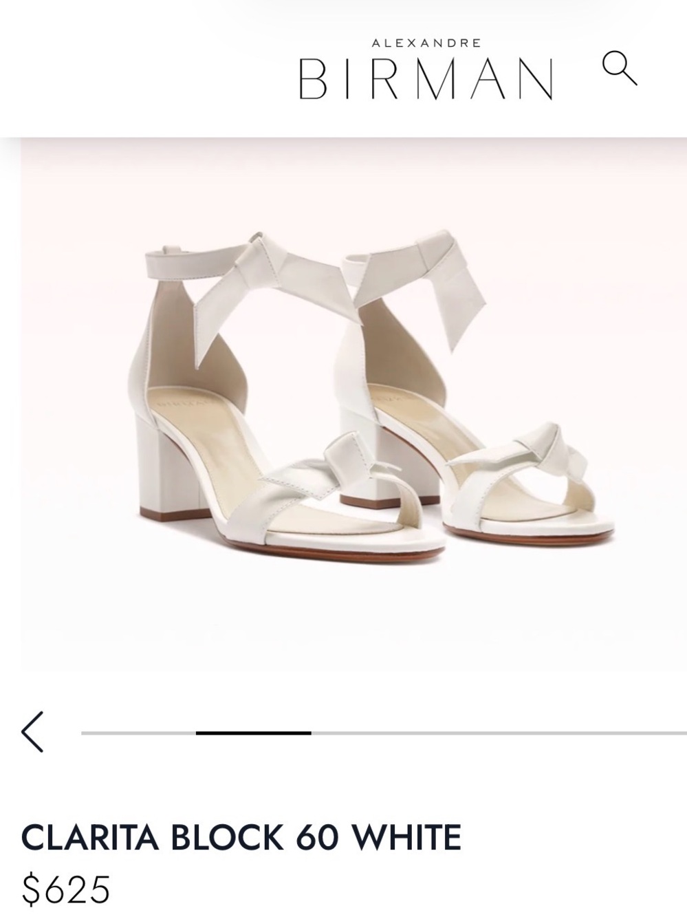 Alexandre Birman Clarita Block 60 Heels in White